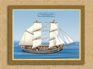 Γκάγκαλης με αρματωσιά Μπρικιού – Καμβάς